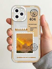 Cross-Border European And American Style Stamp Transparent Apple 15 Case Hot Selling Item - Multicolor - View 3