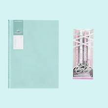 B5 Minimalist Lined Notebook, Student Workbook, Ruled Notepad - Multicolor - View 9