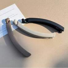 3个香蕉形发夹，发量充足，结实耐用，可扎马尾，垂直造型，高端扭结造型，适合日常使用。 - 彩色 - 查看 5