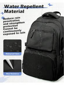 Lightweight Water-Resistant Nylon Backpack Large Capacity 15.6 Inch Laptop Bag Travel Backpack Business School Bag For Men Women Students - Multicolor - View 5