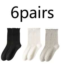 Women's Casual Versatile Boat Socks, Suitable For Daily Wear - Multicolor - View 6