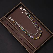 Single-Piece Colorful Dopamine Candy-Colored Waist Chain, Macaron-Colored Pants Chain,  Hip-Hop Style Jeans Chain - Mẫu 1 - Xem 11