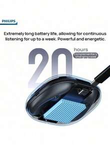 PHILIPS Tai nghe TAT2769 có thiết kế chụp tai Bluetooth, thiết kế công thái học mang lại cảm giác thoải mái khi đeo, truyền tải âm thanh chính xác không bị rò rỉ, thời lượng pin 20 giờ và micro độ nhạy cao để gọi điện. - Xem 8