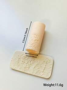 High Precision Pottery Textured Rolling Pin - Durable Plastic Handcraft Mold, Suitable For DIY Jewelry Making And Art Design, Soft Clay Texture Tool With Fine Patterns, Ideal For Unique Handmade, Decorative Earrings | Textured Craft Surface, Jewelry Making Supplies - Texture Roller - View 33