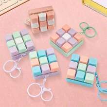 1pc Finger Stress Key Chain Toys, Keychains Sensory Toys Fidget Toy Stress Relief Finger Toys, Hobby Collectible Party Supplies, Creative Toys For Teens, Stress Relief For Teens (Color Random) - 1PC - Xem 5
