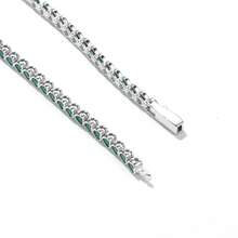 2026新款绿色心形手链，S925纯银，低过敏性，简约精致日常佩戴饰品 - 綠色 - 查看 5