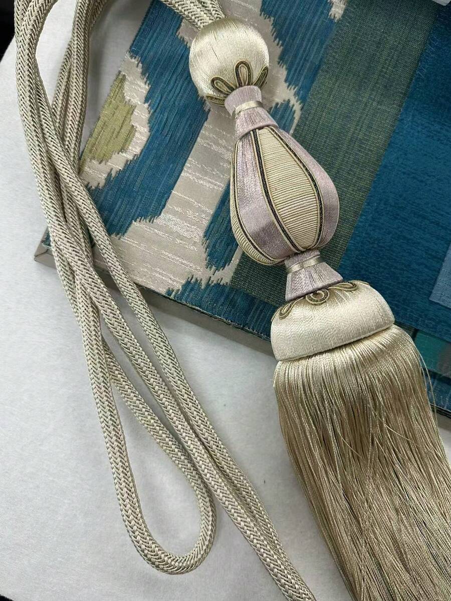 1pc Elegant Curtain Tie Back, Living Room Curtain Holder - 1PC - View 1