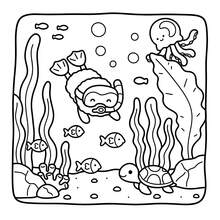 Fluff Fantasy : Livre de coloriage pour adultes et adolescents, mettant en scène des animaux adorables dans des scènes magiques et fantaisistes pour aider à réduire le stress - saison des grenouilles - Voir 9