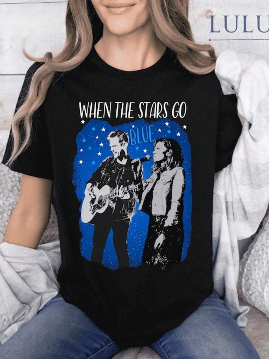 Local -65 When The Stars Go Blue One Tree Hill Tank Top - OTH - Graphic Tee - Graphic Sweatshirt - OTH Gifts - - màu đen - Xem 1