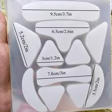 110pcs/10sheets Forehead & Face Stickers - Facial Tools, Unisex - Multicolor - View 3