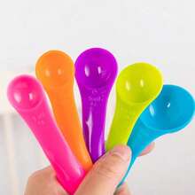 5pcs Colorful Plastic Measuring Cups Set, Random Color Plastic Measuring Tools For Kitchen Baking - View 5
