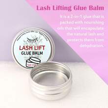 3件套睫毛眉毛定型膏套装：高粘度造型蜡、果香型（透明）固体啫喱膏、强力睫毛提升胶水和涂抹刷 - 無色 - 查看 6