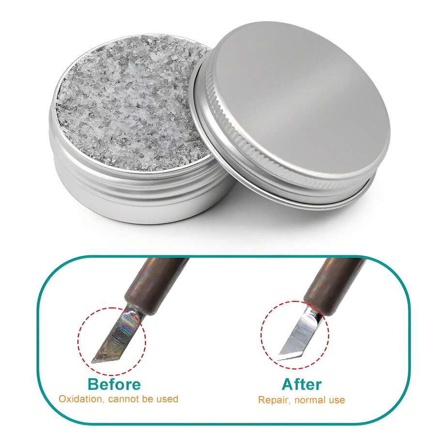 HAOXPNG Soldering Iron Tip Refresher Paste The Soldering Iron Tip Is Oxidized And Does Not Adhere To Tin