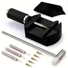 Watch Link Removal Tool Kit, Watch Strap Tool, Chain Pin Remover Repair Tool Kit For Watch Strap Adjustment, IEJH Watch - 16 Pieces-2 - View 2