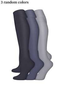 1/3/6双装男士压缩袜，可爱图案透气中筒袜，适合跑步、健身、跳绳、健身房运动 - 彩色 - 查看 10