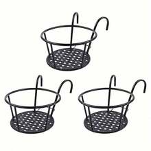Bộ 3 giá treo chậu hoa bằng sắt, giá đỡ chậu cây gắn lan can ban công cho các loại cây leo. - Nhiều màu - Xem 8