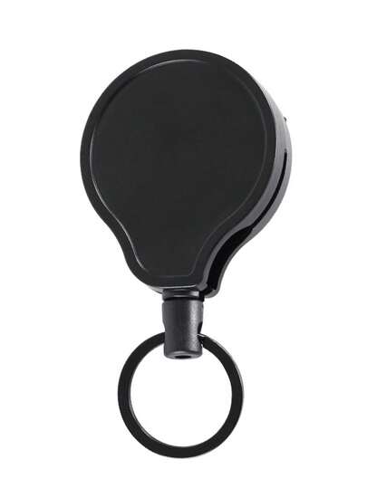 1 pieza Llavero de pesca al aire libre con diseño minimalista que gira 360 grados, anti-pérdida y anti-robo, accesorio de mochila con hebilla telescópica