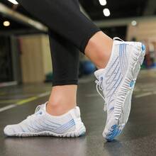 轻便速干赤脚沙滩鞋，适合徒步旅行、登山、冲浪、漂流、钓鱼，男女通用 - 白色 - 查看 4