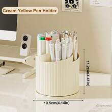 1 pieza Caja organizadora de escritorio para artículos de papelería y cosméticos - Conjuntos - Ver 16