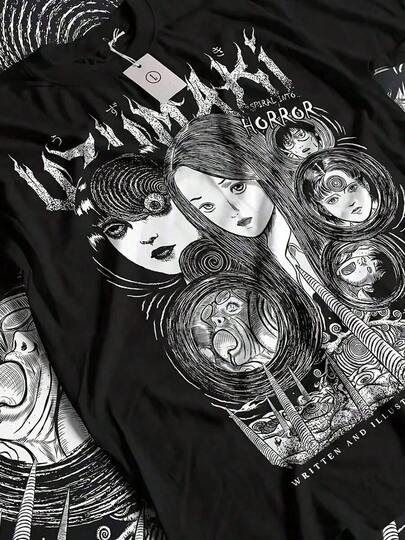 Camiseta Uzumaki Horror An Guro Chica divertida Anime Gif Ropa de anime de todas las tallas Zuecos de Wo180 g Camiseta de Polyester todas las estaciones de . Ligera. Transpirable. Considerado. Perfecta salidas de primavera y aventuras de verano, esta camiseta de Polyester puro de 180 g promete una comodidad increíble que dura todo el día. Es la base versátil innumerables looks, desde conjuntos casuales de vacaciones hasta creativos disfraces de Halloween. Un regalo considerado sin esfuerzo que demuestra que te importa, temporada tras temporada.