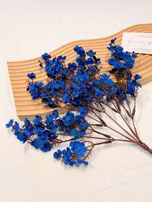 1pc/5pcs/7pcs/10pcs Artificial Star Flower, Mini Artificial Flower, Blue Artificial Flower, Gypsophila Artificial Flower, Suitable For DIY Wedding Decoration, Party Decoration, Home Decor, Artificial Flower Branches, Women's Gift, Mother's Day Gift, Flowers, Stamen, DIY, Room Decor, Bedroom Decor, Plants, Girlfriend Gift, Flower Box, Crochet Flower Party Decoration - Multicolor - View 9