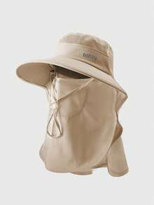 全脸防晒面罩帽套装，可遮盖颈部，大帽檐，适合骑行、海滩，防风，遮阳 - A - 查看 14