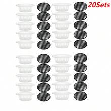 水培种植篮，带防漏膜，透明育苗杯，适用于花盆、玻璃花瓶、绿萝卜等无土栽培植物 - 籃子 - 查看 14