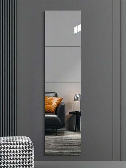 لوحة مرآة لاصقة عالية الدقة 20 سم * 20 سم، مرآة مرنة بدون إطار وبدون زجاج، بدون حاجة إلى ثقب، سهلة التركيب، ملصق مرآة ديكور الحائط المنزلي، مناسب للجيم والغرفة المعيشية والنوم والمكتب، هدية مثالية للأصدقاء والعائلة.