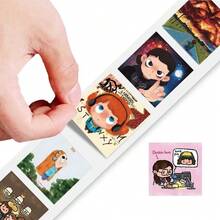 500张装主题卡通可爱贴纸，Q版涂鸦贴纸，ISN风格 - 彩色 - 查看 3