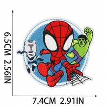 Miếng vá thêu hình siêu anh hùng Marvel Avengers, miếng vá dán nhiệt lên quần áo, phụ kiện áo khoác tự làm. - M - Xem 20