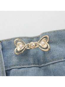 8个可调节夹式围巾/袖口/腰带固定器，简约多功能隐形无痕夹，适用于固定袖口、领口、腰带、裤腿 - 彩色 - 查看 7