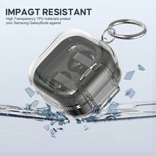 适用于三星 Buds 4 / Buds 4 Pro 无线耳机的星空时尚保护套，柔软硅胶蓝牙耳机套 - 彩色 - 查看 1