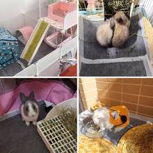 20pcs Disposable High Absorbent Quick Dry Odor Resistant Non-Leak Small Pet Cage Pads, Suitable For Rabbits, Hamsters, Guinea Pigs, Ferrets, Etc. - View 2