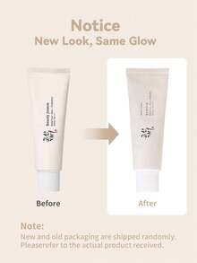 Beauty of Joseon 1件 50ml 亮白滋養米萃免卸妝防曬霜，含30%米萃取物，SPF50+ PA++++，快速吸收不油膩，適合所有膚質日常防曬 - 新清爽米素顏霜 50 ml - 查看 6