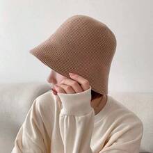 1顶夏季草编透气遮阳帽，多功能防晒，简约气质旅行帽，男女情侣均适用 - 彩色 - 查看 5