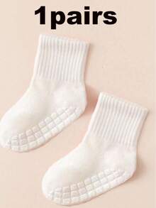 6 Pairs/1 Pair Baby Anti-Slip Socks, Cute Princess Style, Suitable For 0-5 Years Old Babies Daily Wear - Multicolor - View 17