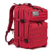 SEYATULLH 45升战术背包，军用背包，户外徒步露营背包，带水壶袋 - 彩色 - 查看 25