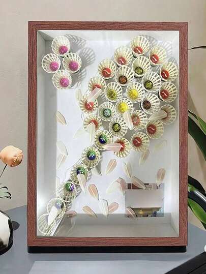 1 khung ảnh trang trí rỗng, độ dày 3cm/5cm, có thể trưng bày ngang và dọc, thích hợp cho đồ thủ công DIY, đồ chơi sưu tầm nhỏ, xếp hình, trưng bày ảnh, quà tặng ngày lễ, trang trí - Chỉ bao gồm khung, không kèm phụ kiện.