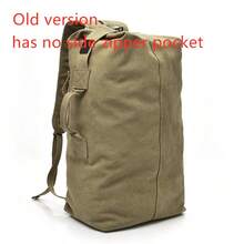 1个大容量旅行背包，S码，男士户外多功能水桶背包，男士帆布单肩包，适合男孩、男士，可用于徒步旅行、露营、度假、携带笔记本电脑、运动等，是圣诞节、感恩节的理想礼物，也可作为单肩包、书包、旅行包、夏季返校沙滩包、笔记本电脑包、运动休闲夏季包、春假度假包、背包、徒步包、周末旅行包等使用。 - 卡其色 - 查看 16