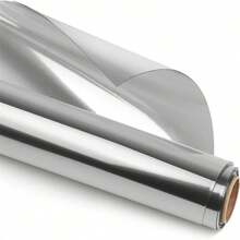 1 Roll One Way Daytime Window Privacy Film See Out Not In, Window Tint For Home, Reflective Mirror Glass Windows Coverings Sun Heat UV Blocking - Silver - View 10