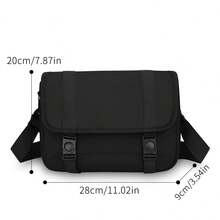 Casual Men's Shoulder Bag, Large Capacity Retro Messenger Bag, Crossbody Backpack - Multicolor - View 4