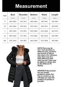 Giolshon Women's Lightweight Down Jacket - Hooded, Multi-Pocket, Suitable For Layering And Casual Outdoor Wear In Autumn/Winter Black Elegant - Black - View 12