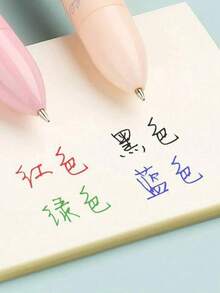 100pcs Transparent Posted It Sticky Notebook, Notepad, Diary, Student Stationery, Office Supplies, Back-To-School Essentials - Clear - View 7