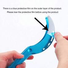 1pc Stainless Steel Watermelon Slicer - Simple Kitchen Tool For Fruit Dividing And Cutting - Multicolor - View 4