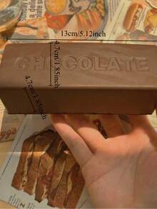 1 unidade/conjunto Barra de chocolate/bloco de manteiga super macio e úmido, de recuperação lenta, alivia o estresse, aperte, aproveite o alívio do estresse, macio e confortável, presente de aniversário - presente perfeito - estilo aleatório - Ver 4
