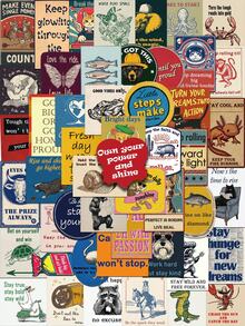 50pcs Retro American Encouragement Stickers Decals For Laptop Notebook Suitcase Skateboard Guitar Funny Graffiti Stickers Creative Gifts Scrapbook Supplies Stationery Funny Stickers Kindle - A - View 7