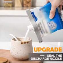 1 chiếc kẹp niêm phong bằng nhựa đa chức năng với vòi rót và thiết kế nắp xoay, giúp niêm phong hiệu quả các túi thực phẩm và dễ dàng phân phối, kết hợp chức năng bảo quản kín khí và phân phối theo khẩu phần, niêm phong chắc chắn để ngăn ngừa hơi ẩm và côn trùng, kéo dài độ tươi ngon của ngũ cốc và đồ ăn nhẹ. - Nhiều màu - Xem 3