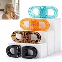 Magnetic Hair Clips For Women - Decorative No-Slip Strong Hold Magnet Hair Bows, Easy Half-Up Hair Accessories For Fine & Thick Hair, Lightweight Minimalist Clips For Work & Daily Wear - 黑色 - 查看 9