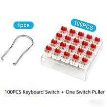 50/100个键盘开关 键盘按键替换 3针触感开关 适用于MX轴机械键盘 - 查看 11