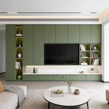 ucdfi 1/2/3/5/6m Self-Adhesive Matte Green Thick Sticker, DIY Furniture, Cabinet, Tabletop, Wall Renovation Wallpaper - Matte Finish - View 5